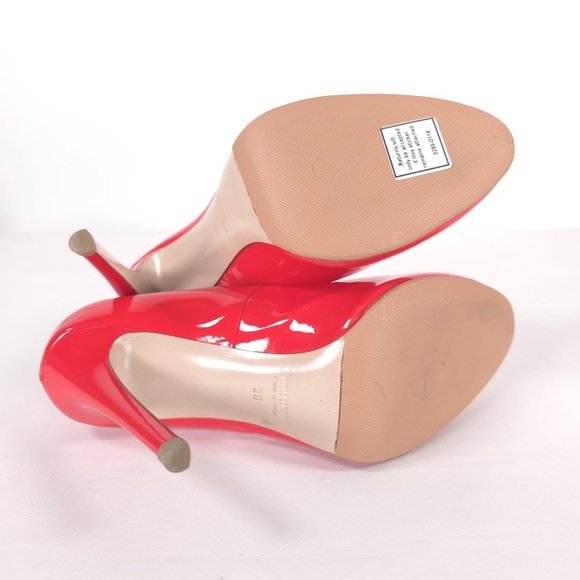 MIU MIU PATENT LEATHER ITALY🇮🇹MADE 518277 VERENICE LACCA Heels Pumps Size 38 - Picture 15 of 16
